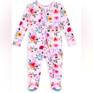 Posh Peanut Baby Girl Kimberly Floral Footie 6 - 9 months